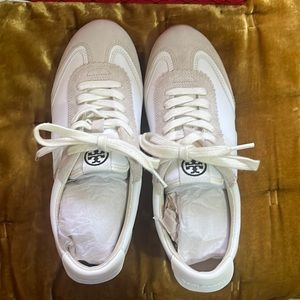 Tory Burch White/Beige Sneakers